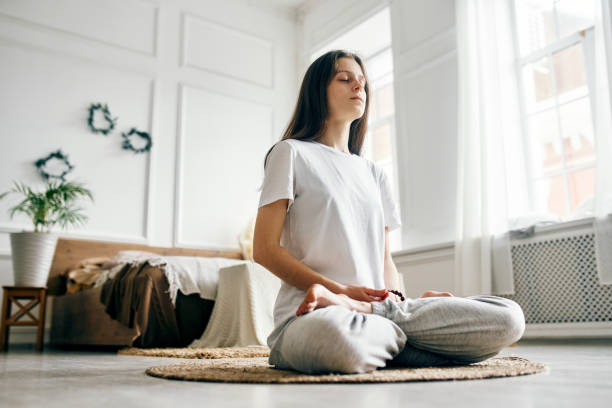 Woman doing meditation